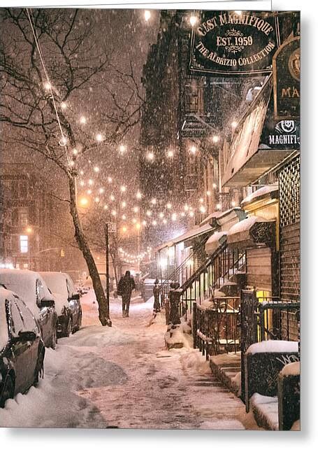 New York City - Winter Snow Scene - East Village Photograph by Vivienne Gucwa