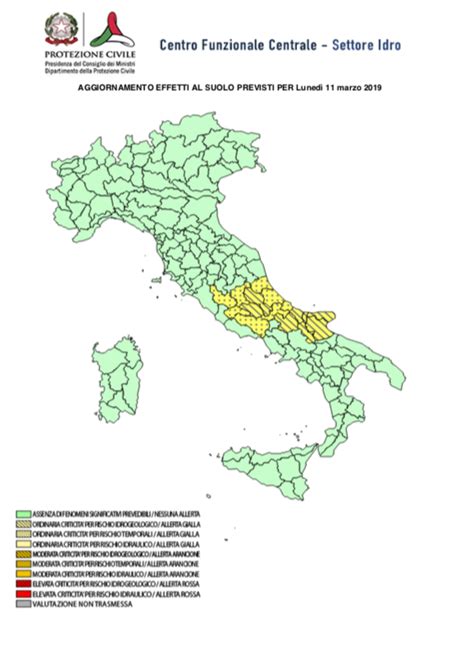 Allerta Meteo Nuovo Avviso Della Protezione Civile Temporali E Forti