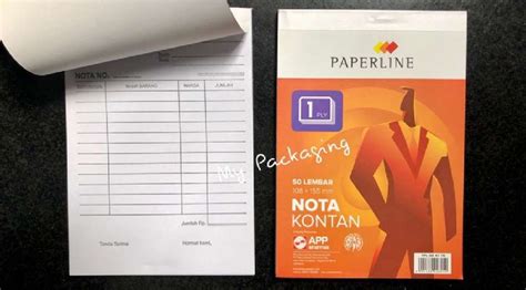 Jual Buku Nota Kontan 50 Lembar 1ply Di Seller Mypackaging Official