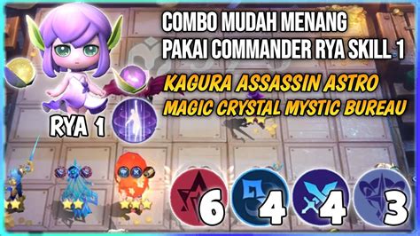 Combo Mudah Menang Pakai Commander Rya Skill Hyper Kagura Assassin