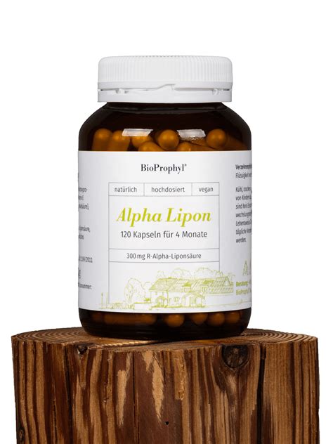 Alpha Lipon 300 mg R Alpha Liponsäure 120 Kaps