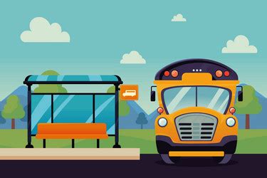 School Bus Top View Vector Images (77)