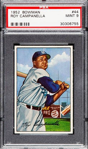 Top 15 Most Valuable Roy Campanella Baseball Cards