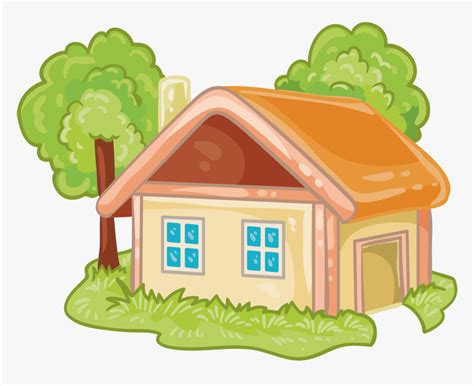 Log Cabin Cartoon Clipart