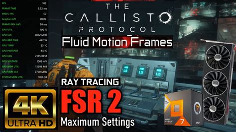 Amd Fluid Motion Frames The Callisto Protocol K Fsr Quality