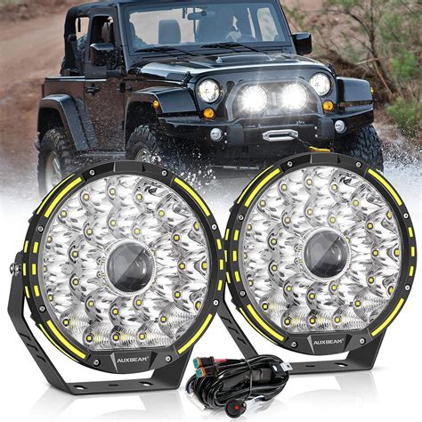 Amazon Auxbeam Round Led Driving Light Pro Series Inch