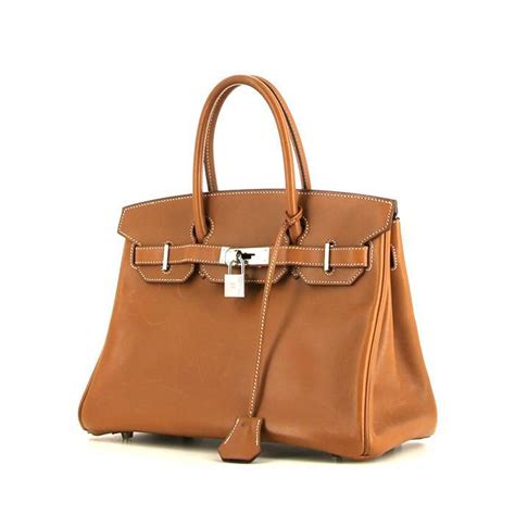 Sac Main Hermes Birkin Cm En Cuir Bar Nia Marron Auctionlab