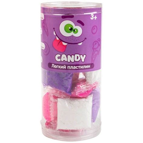 Лёгкий пластилин Crazy Clay, набор Candy (mini) Сладкая карамель ...