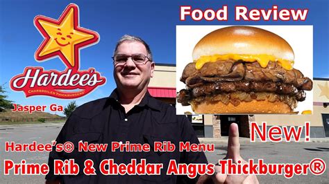 Hardees New Prime Rib Menu Prime Rib And Cheddar Angus Thickburger® Review Joe Is Hungry 🍔🍔🥩🧀