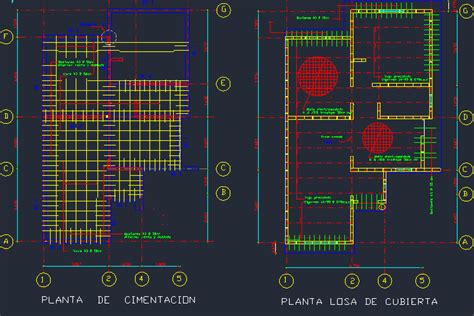 Tutorial Hacer Planos En Autocad Parte 4 15 Plano De Cimentacion Nbkomputer