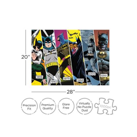 Venta De Puzzle Batman Cronología Dc Comics 1000 Piezas