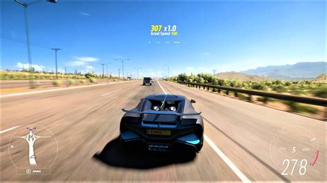 Forza Horizon Bugatti Divo Top Speed Youtube