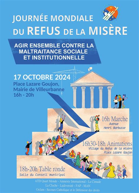 Journée mondiale du Refus de la misère 17 octobre 2024 Délégation