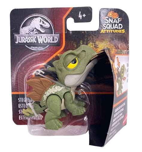 Jurassic World Snap Squad Attitudes Stegosaurus Figure Ebay