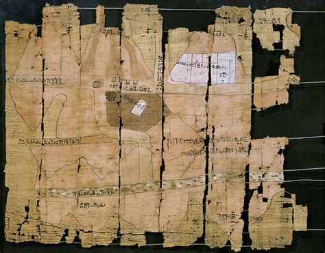 Turin Papyrus Map, c.1150 BC | History Today