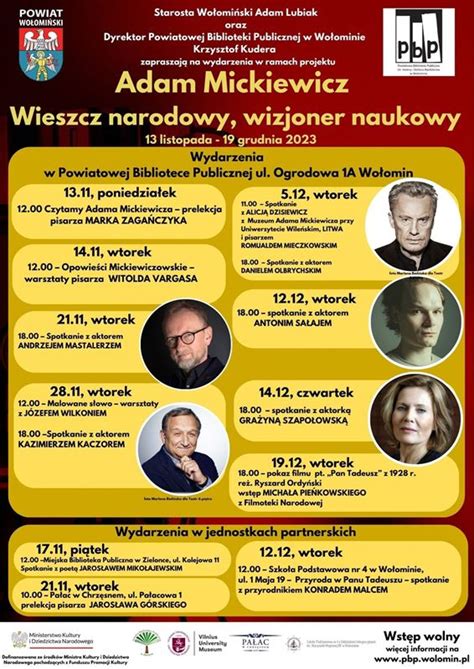 Adam Mickiewicz Wieszcz Narodowy Wizjoner Naukowy Kurier W