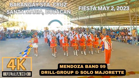 K Mendoza Band Drill Group And Solo Majorette Sta Cruz Santa