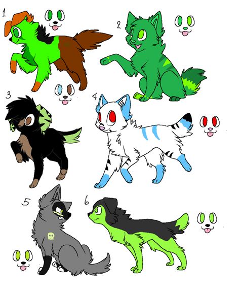 other wolf ocs by leothelimegreenliger on deviantART