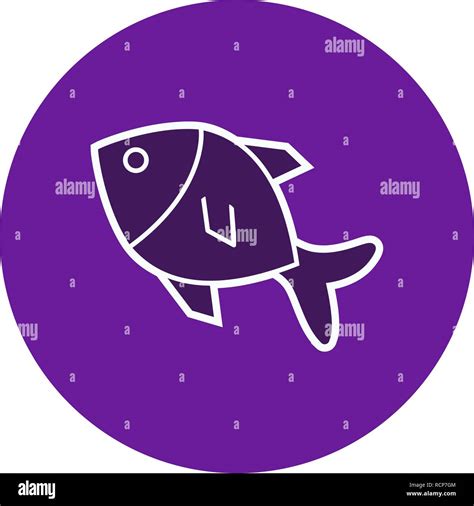 Vector Fish Icon Stock Vector Image Art Alamy