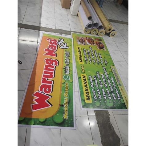 Jual GH FREE DESAIN Cetak Spanduk Banner Baliho Bahan TEBAL 340Gsm