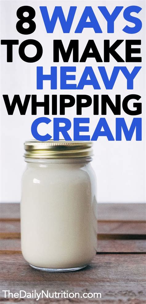 Can You Use Heavy Whipping Cream To Make Buttermilk - Lacmymages