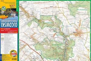 Ojcowski Park Narodowy Kieszonkowa Laminowana Mapa Turystyczna 1 25