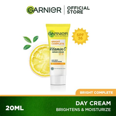 Garnier Bright Complete Brightening Day Cream Spf 36 20ml Shopee