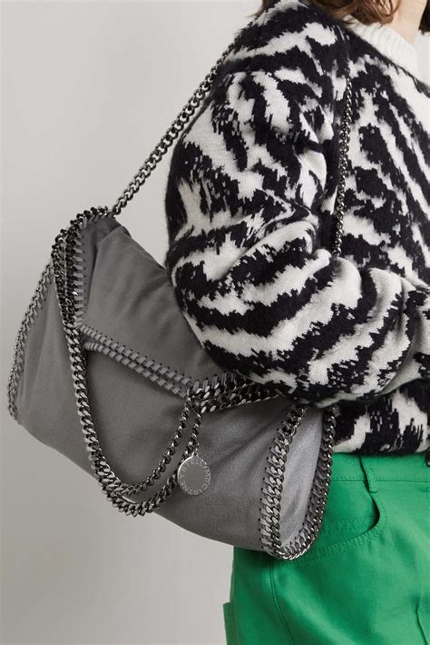 Stella Mccartney Falabella Medium Vegetarian Brushed Leather Shoulder