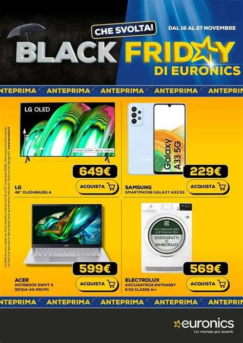 Offerta Speciale Euronics Volantino Attuale Valido Fino A 27 Novembre