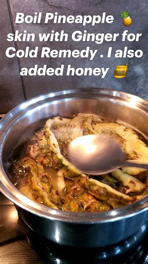 Pineapple Water For Cold Remedy