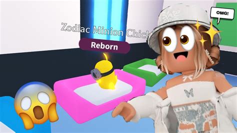 Making Neon Zodiac Minion Chick In Adopt Me Adopt Me Roblox