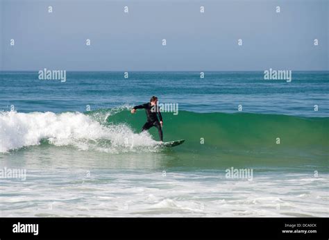 USA, California, Pacific Coast, Pismo Beach. Surfing Stock Photo - Alamy