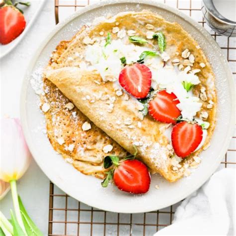 Oatmeal Crepes Recipe Gluten Free With A Vegan Option Cotter Crunch