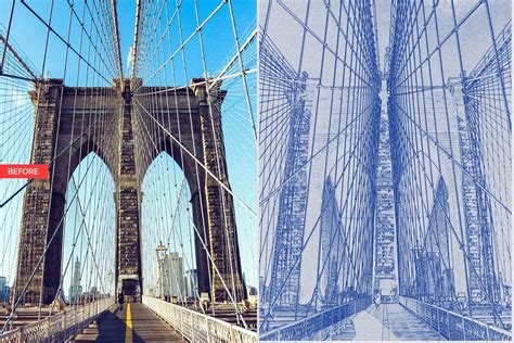 Architect Blueprint Photoshop Action Artofit