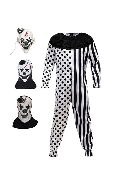 Adult Clown Jumpsuit Halloween Party Stage Performance Cosplay Horror