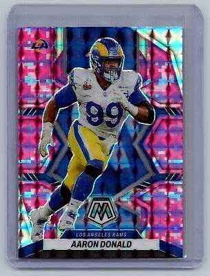 Panini Mosaic Aaron Donald Rams Prizm Mosaic Camo Pink Ebay