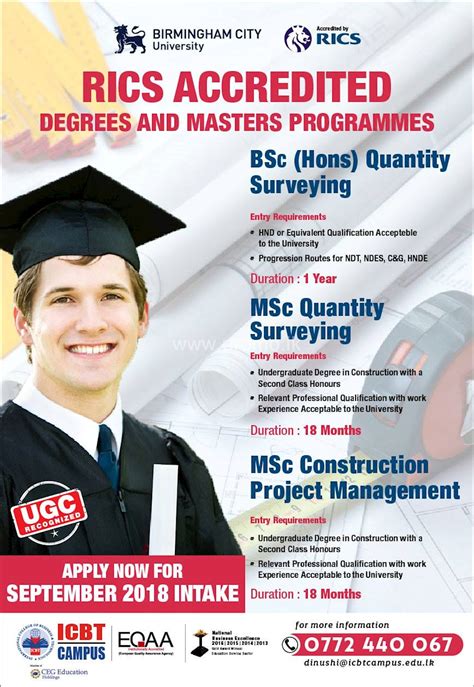 Bsc Hons Quantity Surveying At Icbt