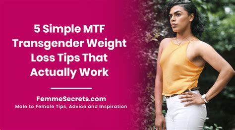 5 Simple Mtf Transgender Weight Loss Tips That Actually Work