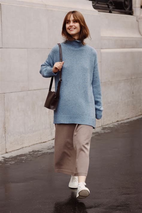 Check Styling Ideas Fordouble Face Long Coat D Knit Souffle Yarn