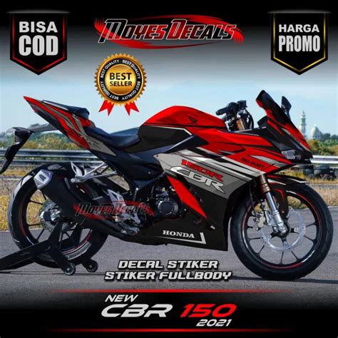 Bisa Cod Bayar Di Tempat Decal New Cbr R Decal All New Cbr