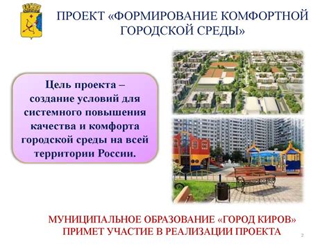 Проект формирования современной городской среды на территории ...