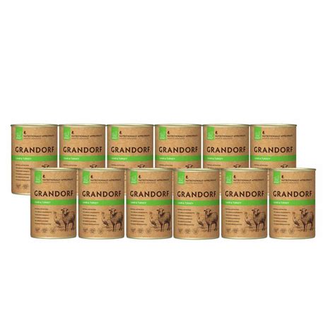 Grandorf Wild Lamb Turkey Karma mokra dla psa 11 x 400 g + 1 gratis ...