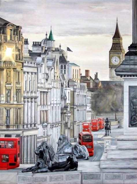 Trafalgar Square Painting at PaintingValley.com | Explore collection of ...