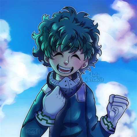 Deku smile by LadyDelamort on DeviantArt