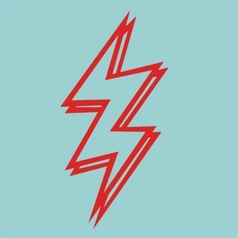 Lightning Bolt Vinyl Wall Decal Thunder Storm Wall Decor