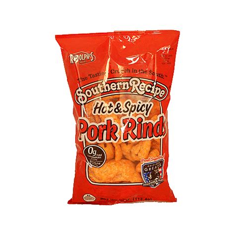 Southern Recipe Hot And Spicy Pork Rinds Snacks Chips And Dips Foodtown