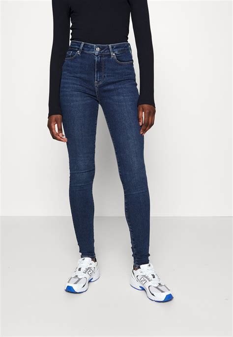 Tommy Hilfiger Flex Harlem Jeans Skinny Fit Dark Blue Denim