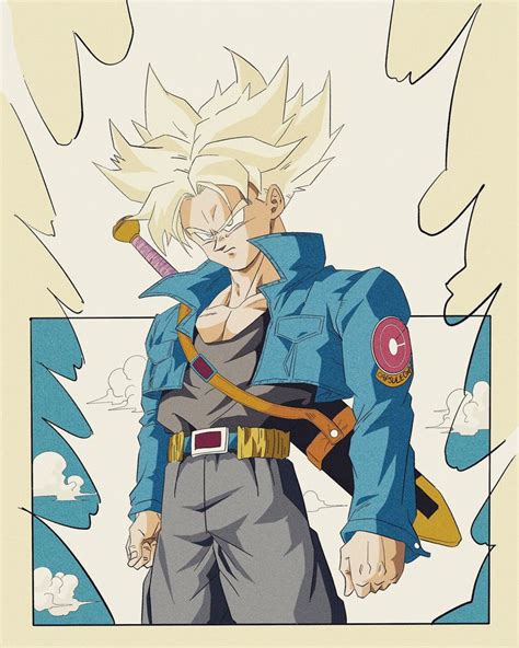 Trunks Del Futuro Dibujo De Goku Personajes De Dragon Ball