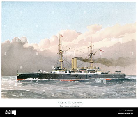 Hms Royal Sovereign Was A Battleship Of The Royal Navy And The Largest