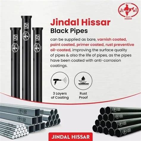 Mild Steel Jindal Hisar Ms Pipe Thickness Mm To Mm At Rs Kg